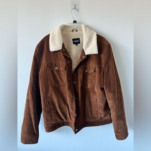 Express Corduroy Sherpa Lines Jacket